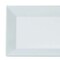 Smarty Had A Party 5.5" x 8.5" White Rectangular Plastic Dessert Plates (120 Plates), 120PK 6913-CASE - alternate 1